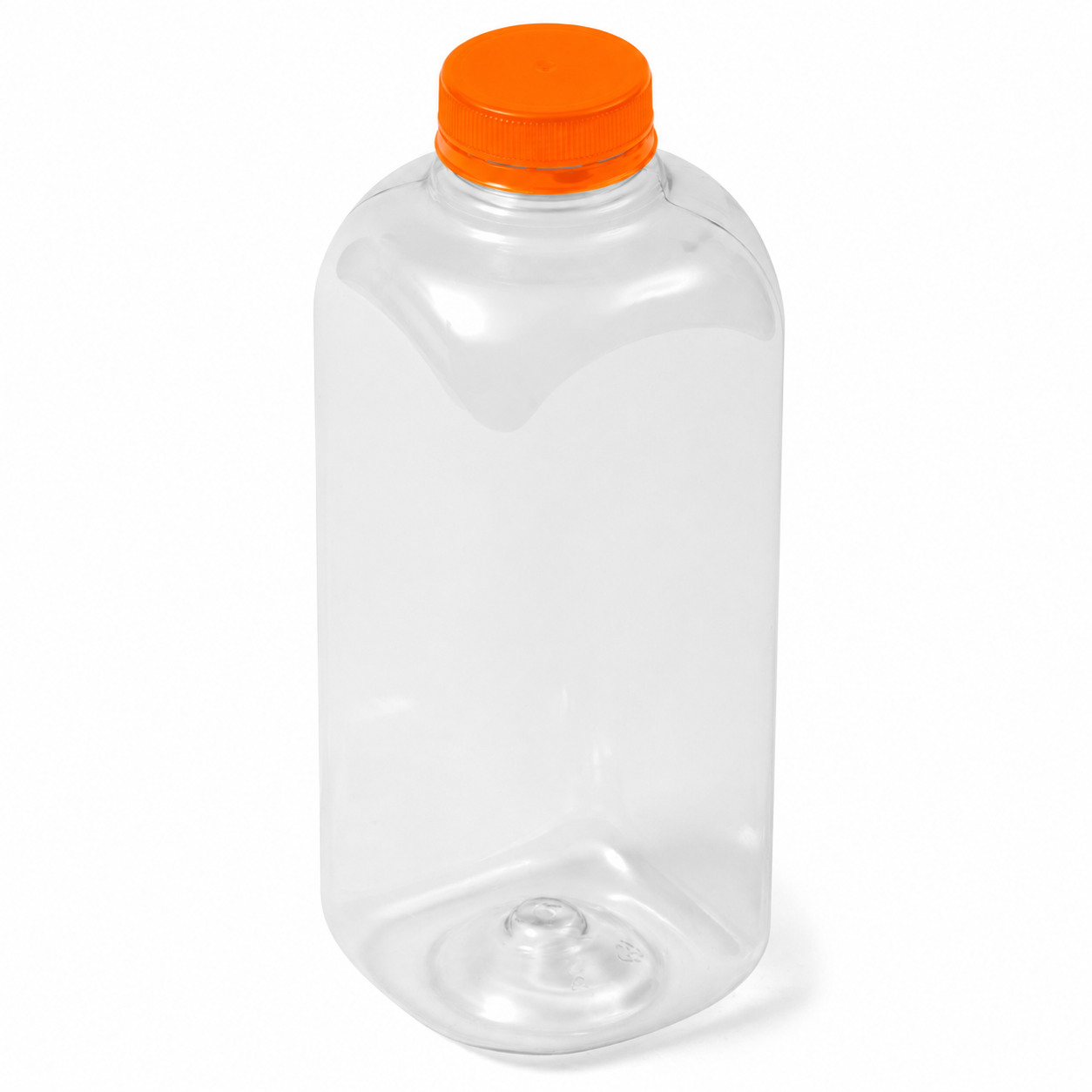 32 fl oz Clear PET Square Bottle - DBJ