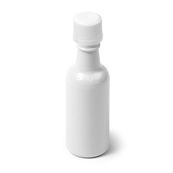 50 ml White PET Shooter Bottle - Kerr Finish