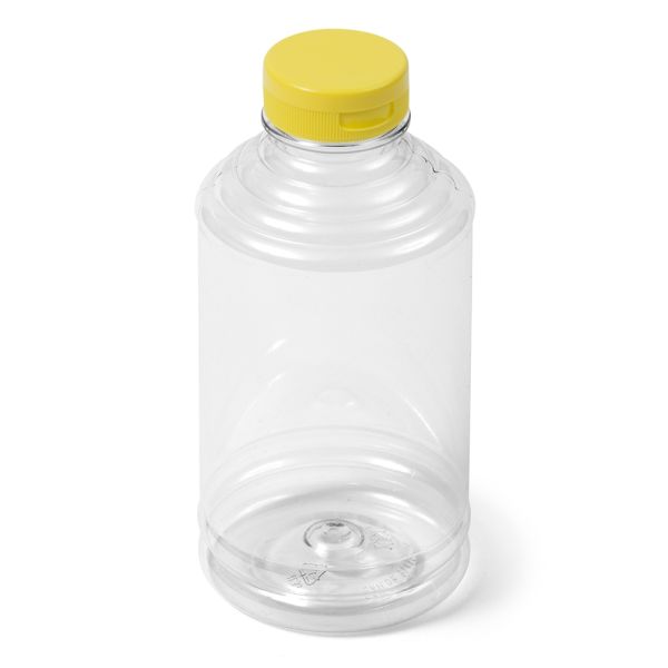 16 oz Clear PET Round SKEP Bottle - 38-400 Neck Finish