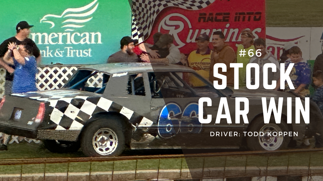 Car #66 Sponsored by Sailor Plastic Bottles Takes First Place