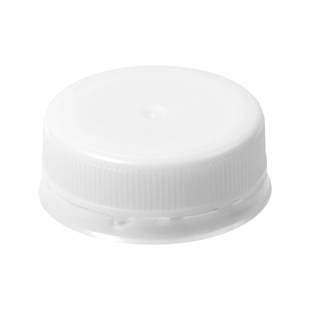 38-IPEC Snap Screw Cap with Tamper Evident Ring - Bag of 25 - White