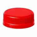 38-DBJ Drop Plug Cap with Tamper Evident Ring - Bag of 25 - Red