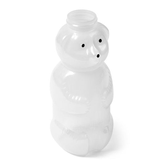 24 oz Natural LDPE Oval Honey Bottle - 38-400 Neck Finish