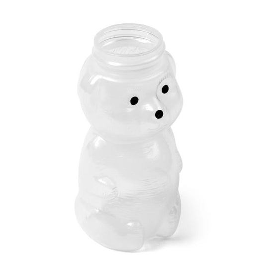 8 oz Natural LDPE Oval Honey Bottle - 38-400 Neck Finish