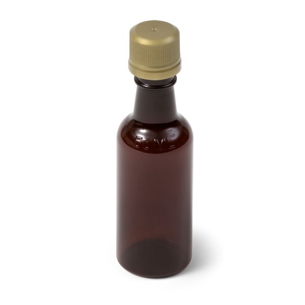 50 ml Amber PET Shooter Bottle - Kerr Finish