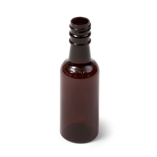 50 ml Amber PET Shooter Bottle - Kerr Finish