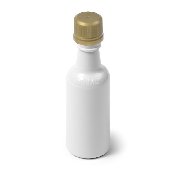 50 ml White PET Shooter Bottle - Kerr Finish
