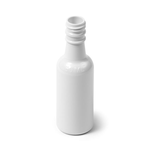 50 ml White PET Shooter Bottle - Kerr Finish