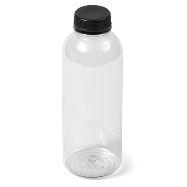 12 oz Clear PET Round Bottle - 38-400 Neck Finish