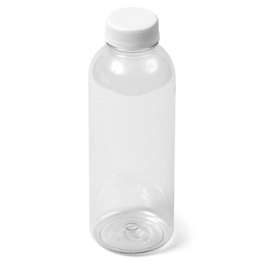 12 oz Clear PET Round Bottle - 38-400 Neck Finish