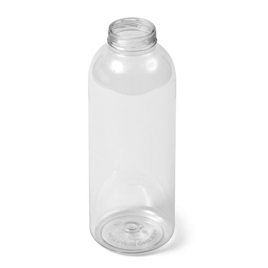 12 oz Clear PET Round Bottle - DBJ Tamper Evident Neck