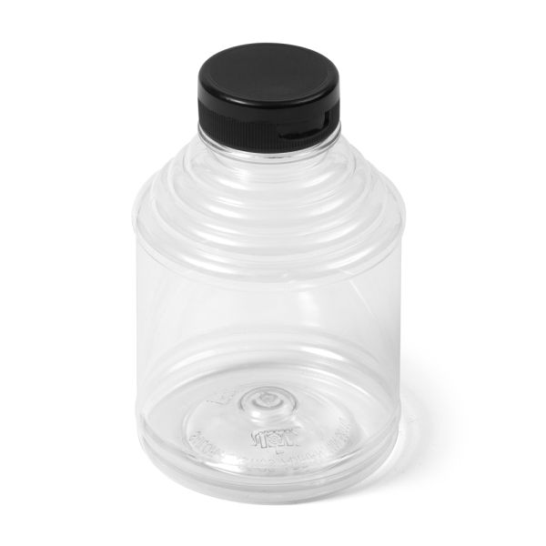 10.7 oz Clear PET Round SKEP Bottle - 38-400 Neck Finish