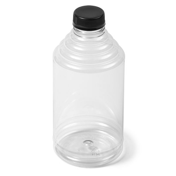 32 oz Clear PET Round SKEP Bottle - 38-400 Neck Finish