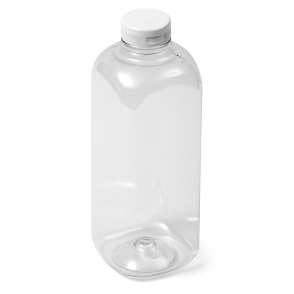 32 oz Clear PET Square Bottle - 38-400 Neck Finish