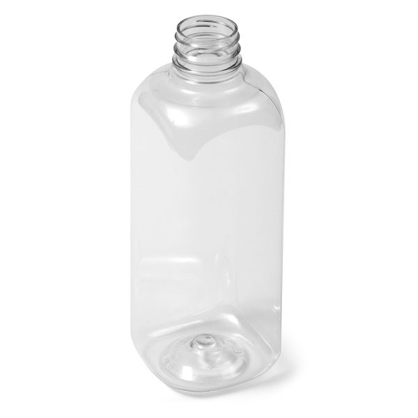 32 oz Clear PET Square Bottle - PANO Premium Tamper Evident Neck
