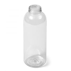 16 oz. Clear PET Plastic Tamper Evident Bullet Bottle, 38mm 358DBJ