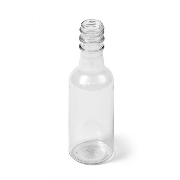  PELLAH GOODS 50 ml (1.7 oz) Clear Mini Liquor Bottle with  Tamper Evident Cap, Pack of 14 Small Plastic Bottles and Lids (Red) : Home  & Kitchen