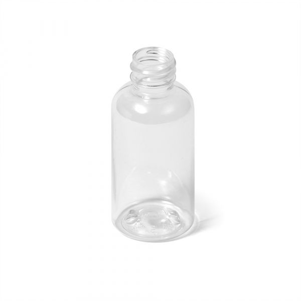 12 oz. Round Clear PET Juice Bottle - 210/Bag